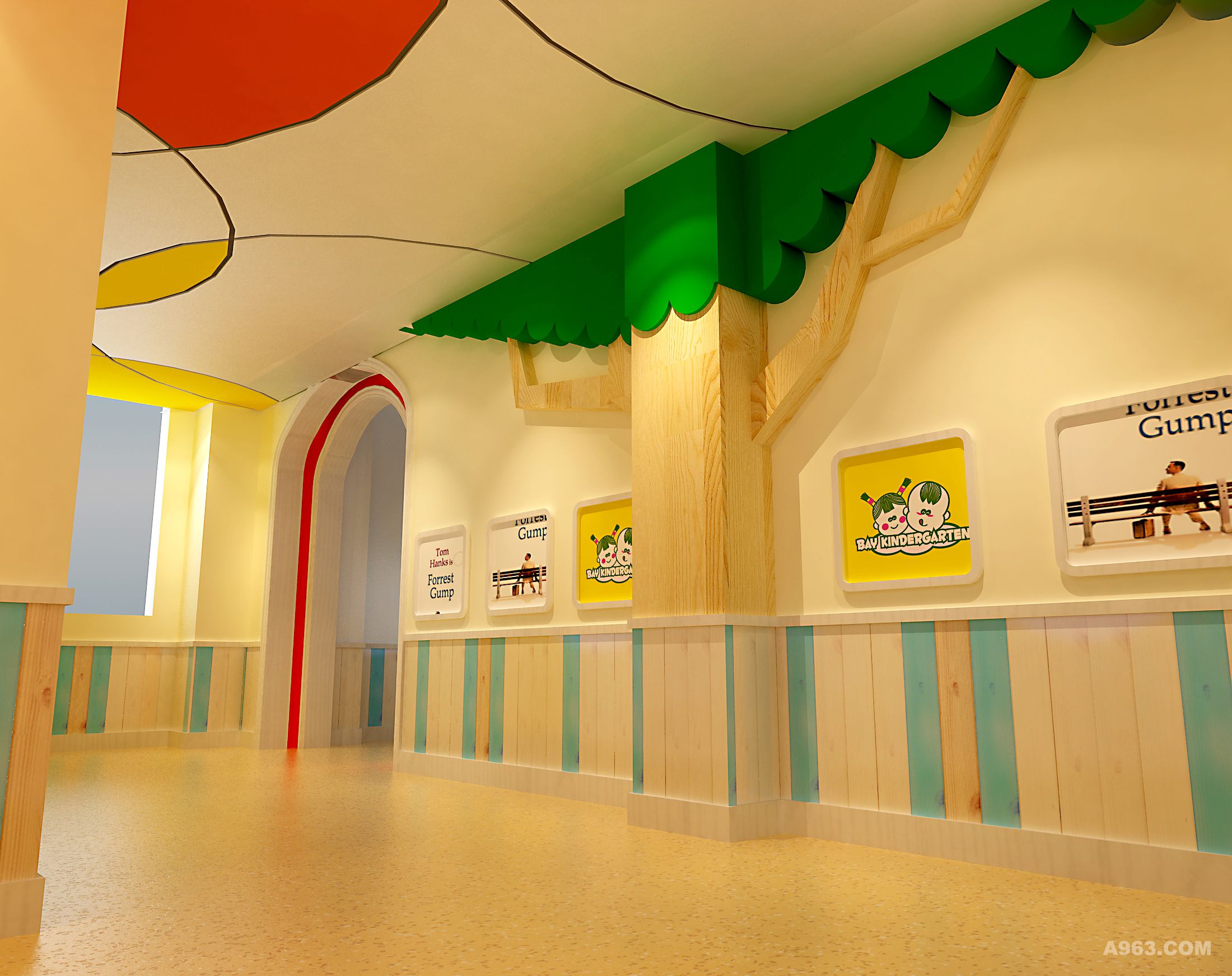 天润城幼儿园 - 文化空间 - 金百易设计作品案例